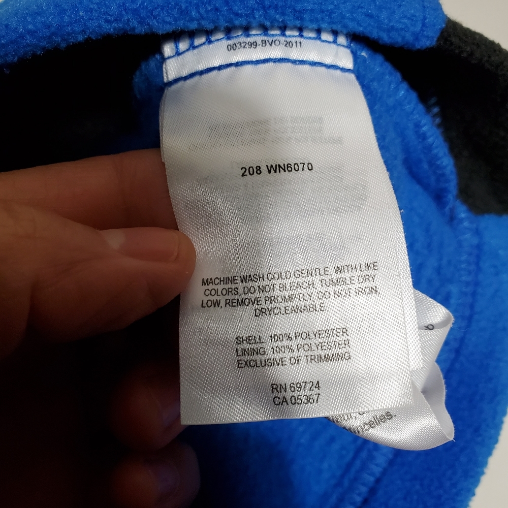 INFANT COLUMBIA ZIPPER UP LONG SLEEVE COLLAR FLEECE JACKET SIZE 18 MONTHS. - Picture 5 of 6